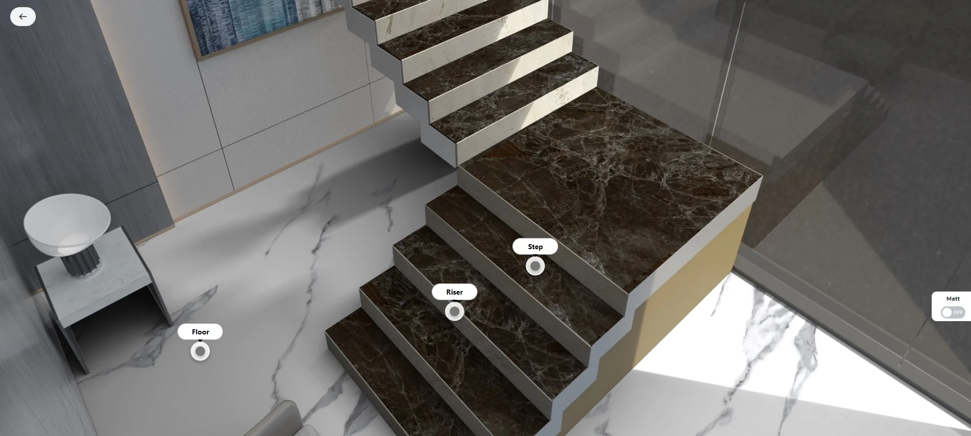Key Features for Step Riser Tile Visualizer