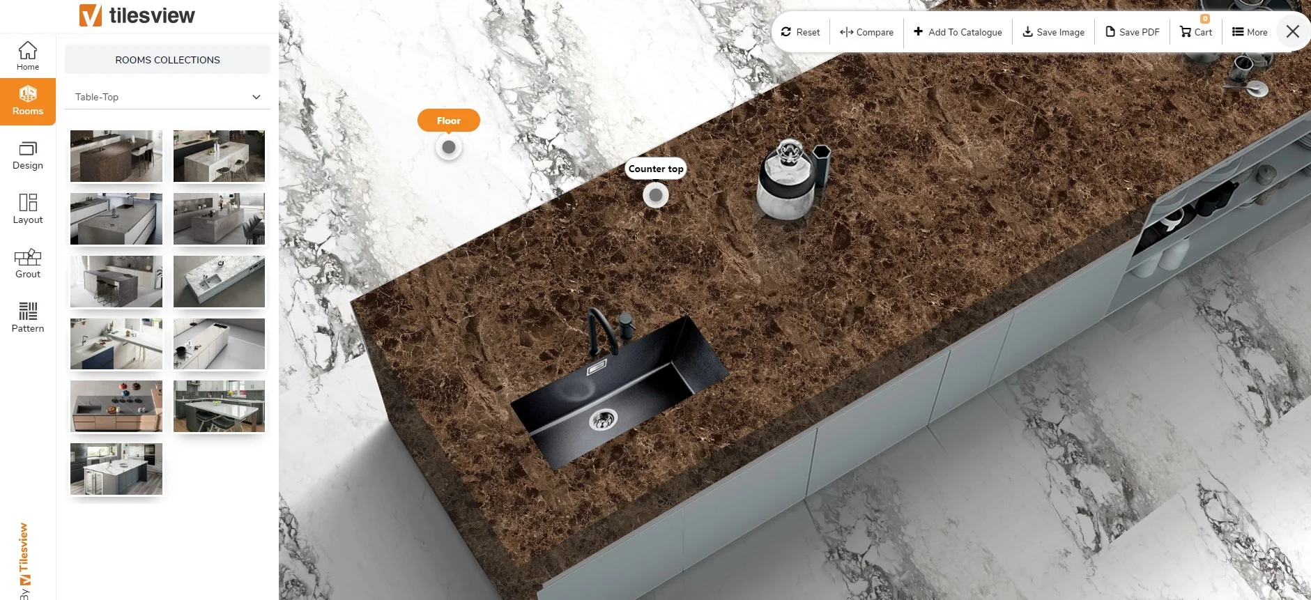 Best Kitchen & Bathroom Countertop Visualizer