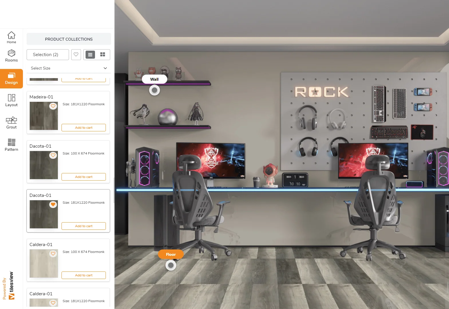 Design Your Game Room Virtually Using Tile Visualizer