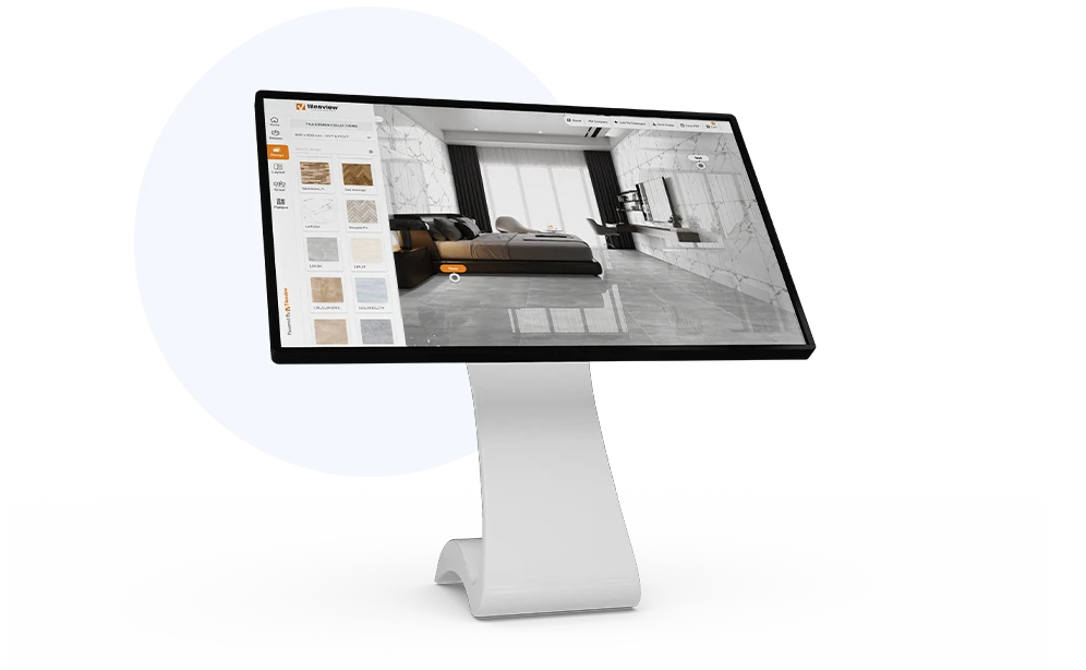 The Future of Tile Showrooms: Kiosks and Visualizer Integration