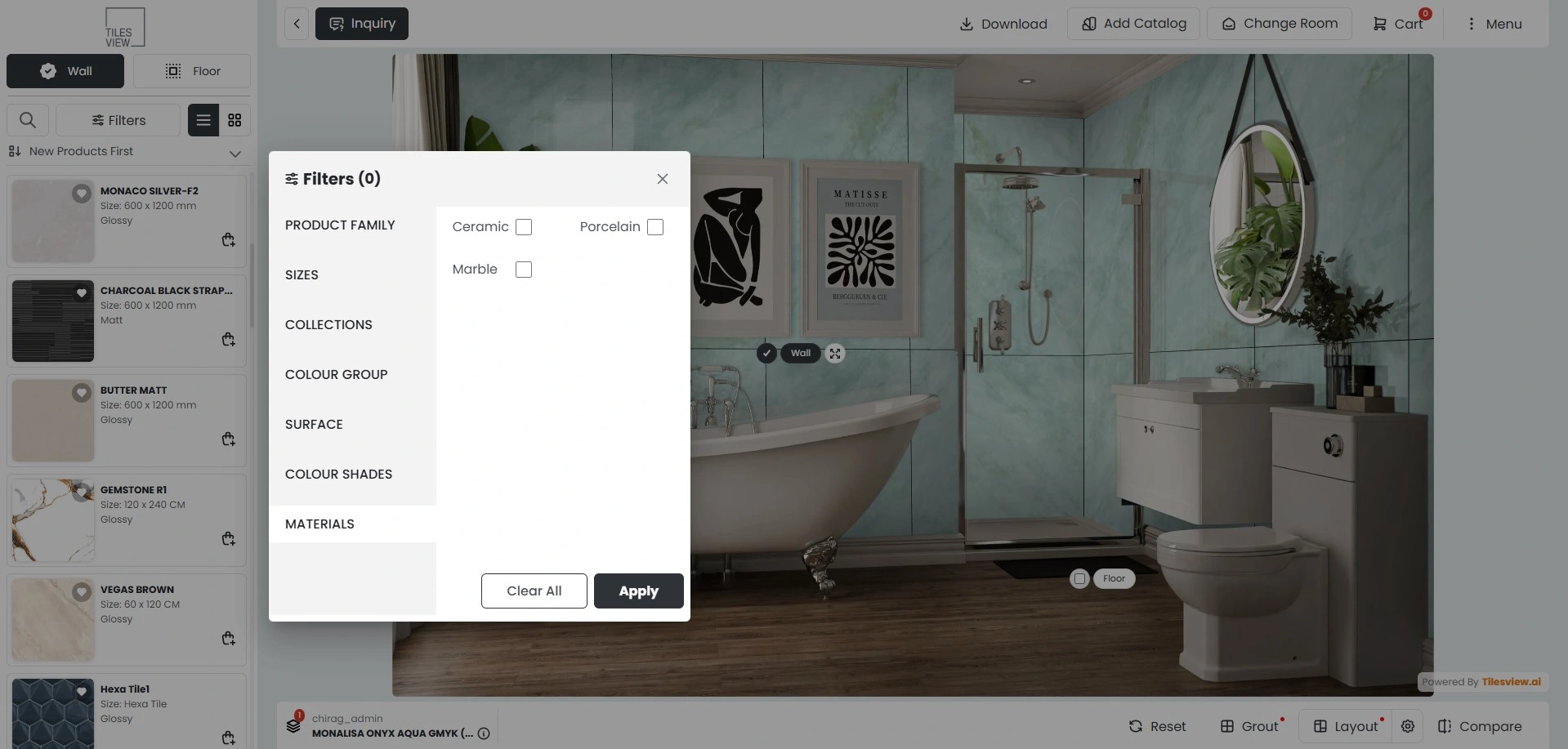 Popular Bathroom Materials