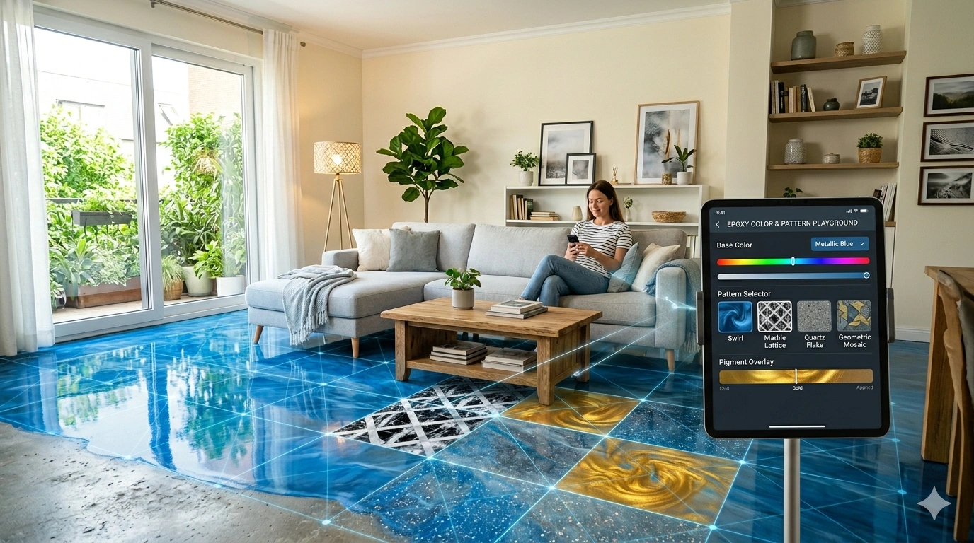 Visualize Epoxy Flooring in Your Room