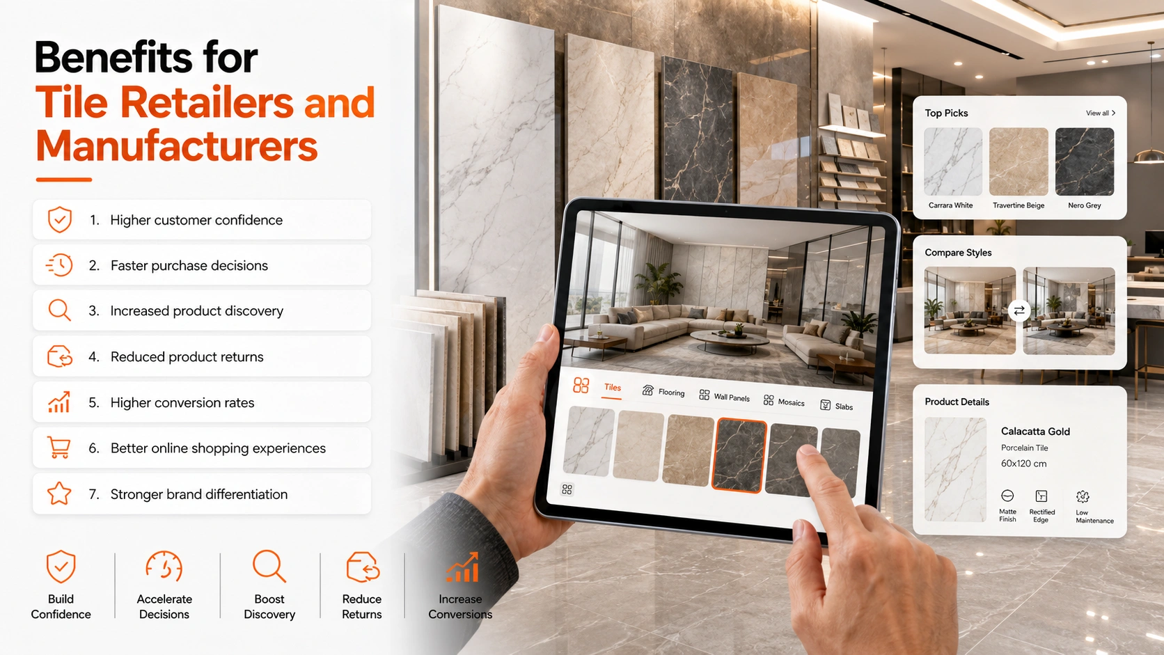 Benefits for Tile Retailers and Manufacturers