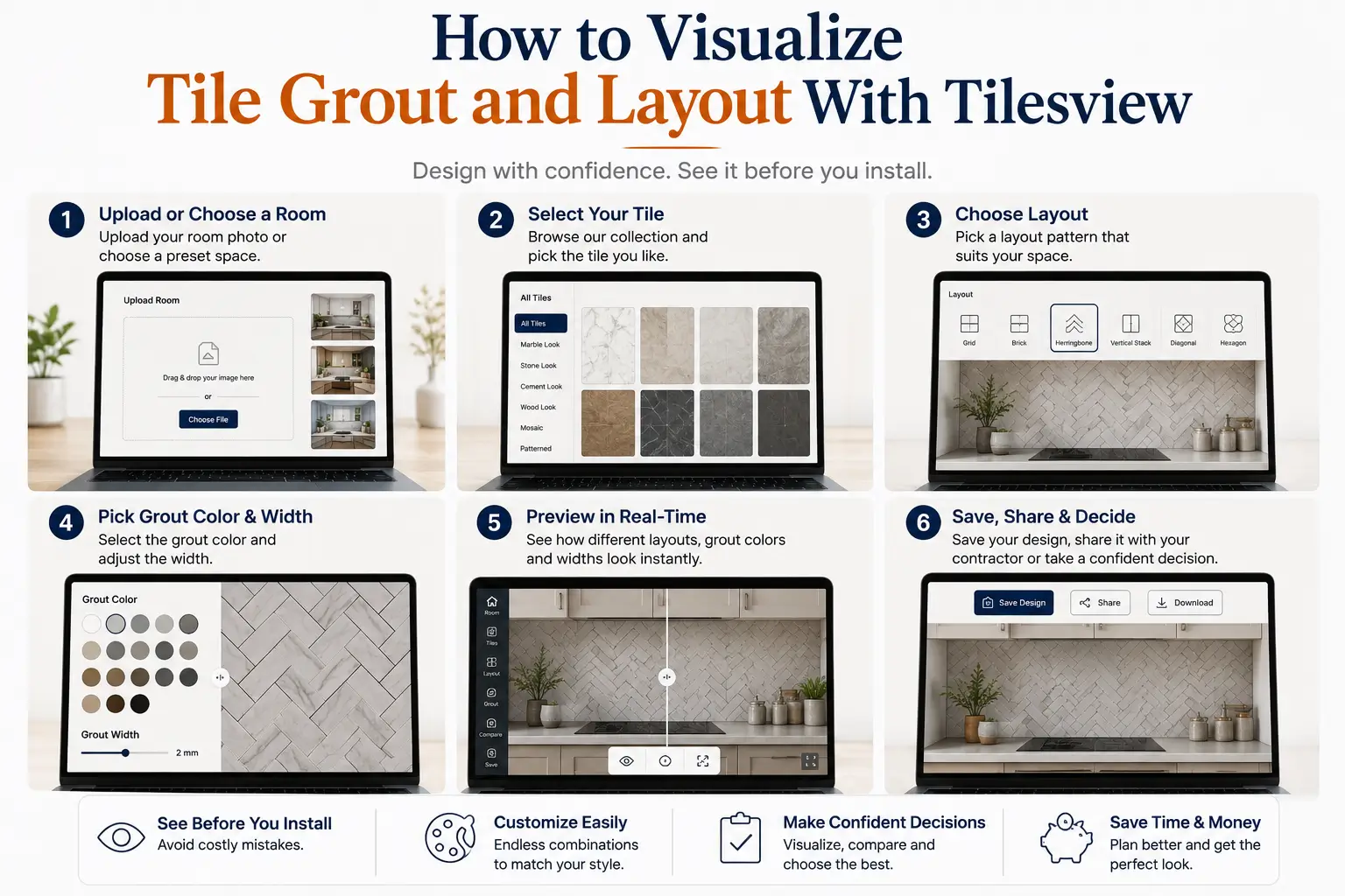 Tile Grout and Layout