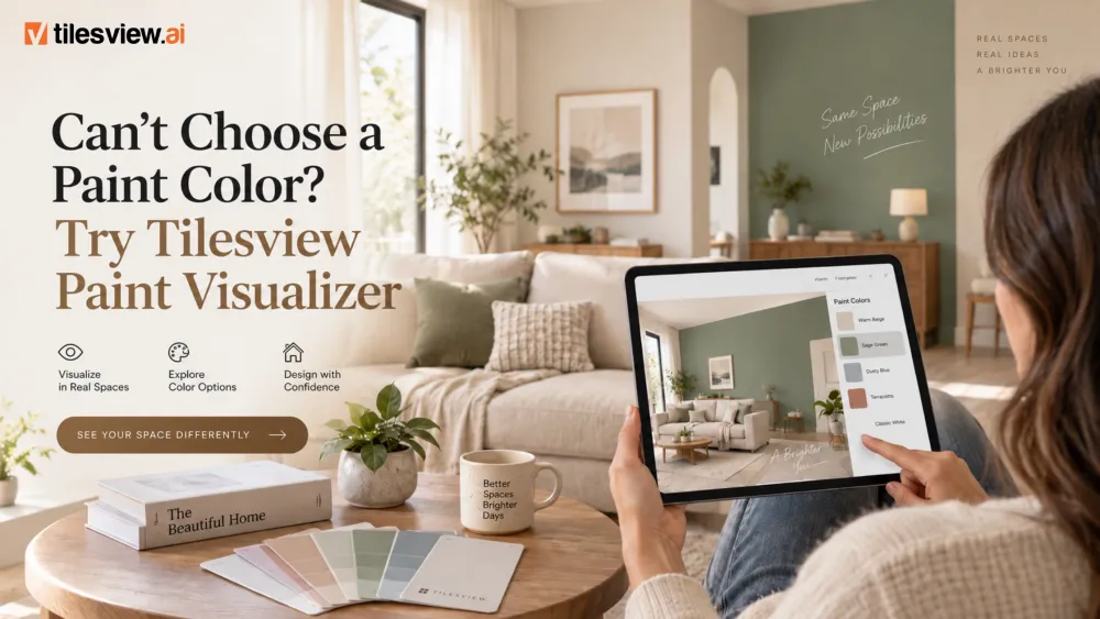 Can’t Choose a Paint Color? Try Tilesview Paint Visualizer