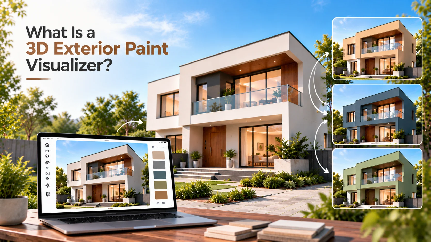 3D Exterior Paint Visualizer