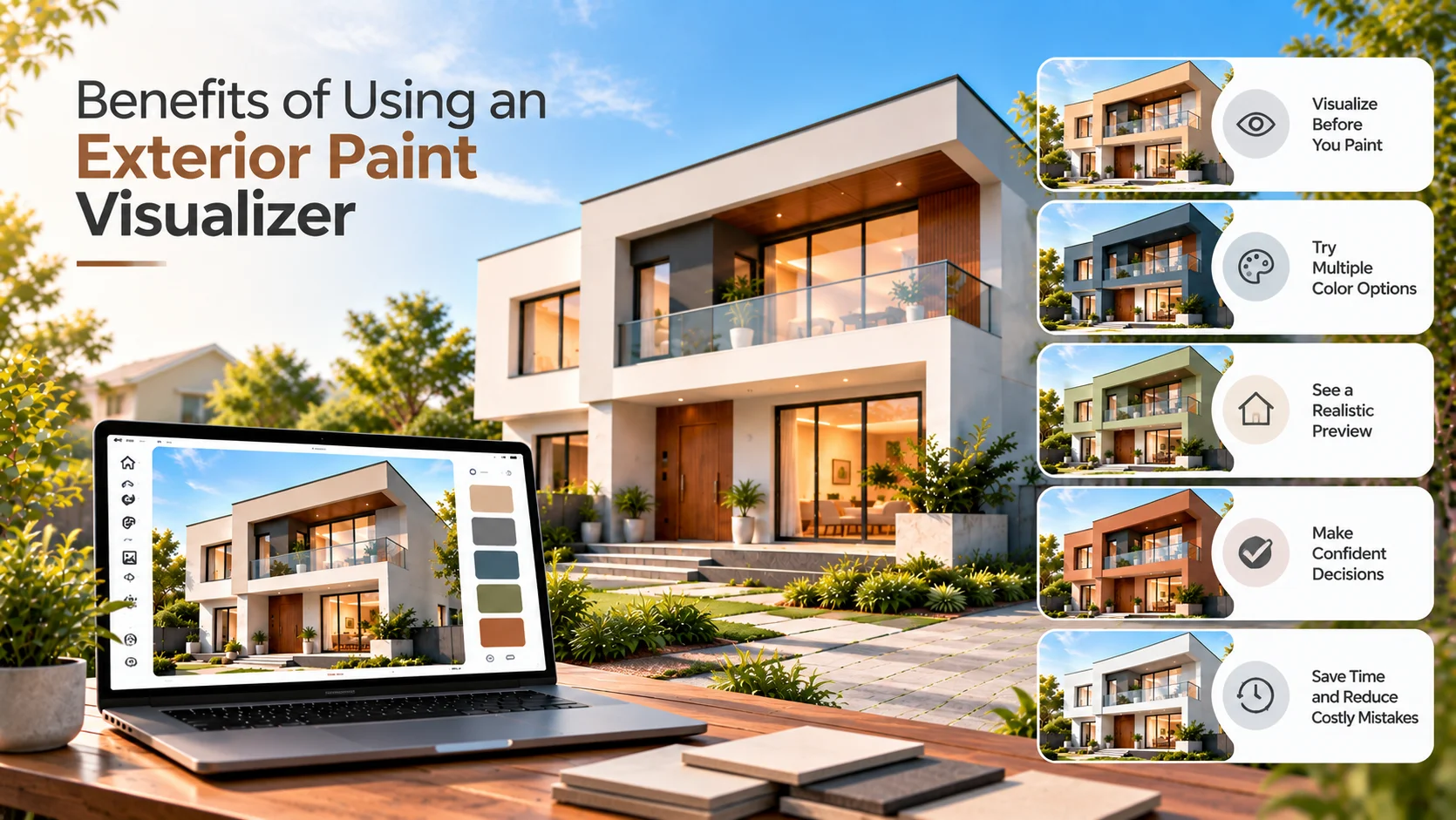 Benefits of Using an Exterior Paint Visualizer