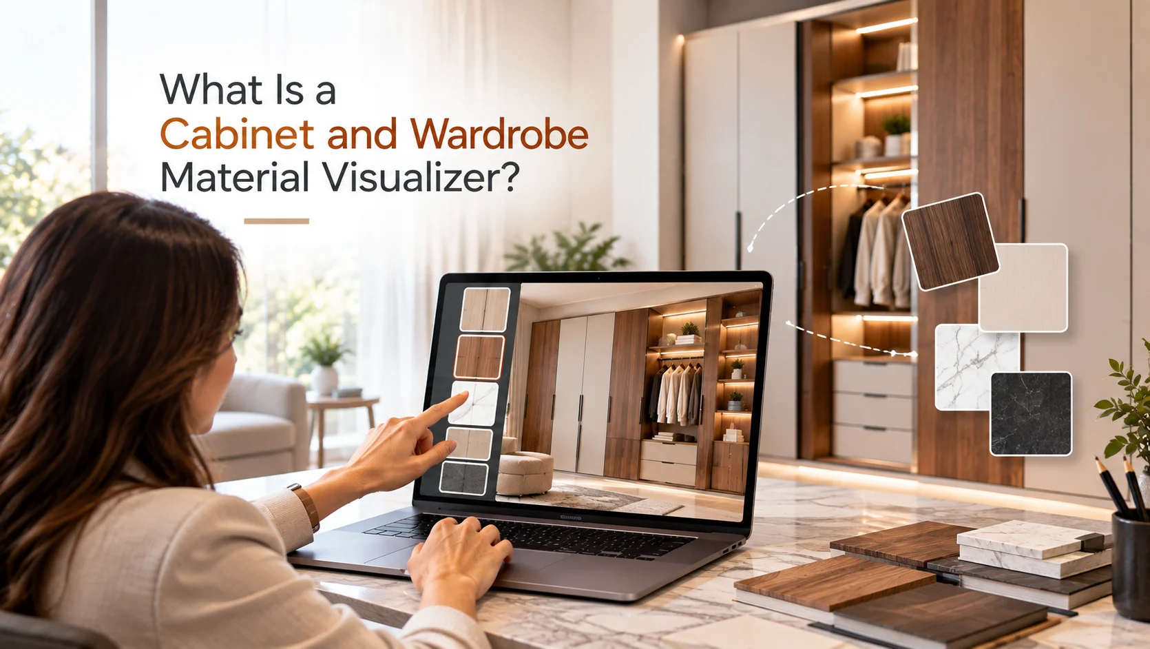 Cabinet and Wardrobe Material Visualizer